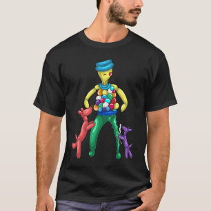 Balloon Ballon Animal Dog mit Balloon Dog Vater T-Shirt