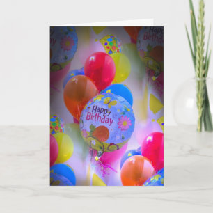 Balloon Birthday Karte