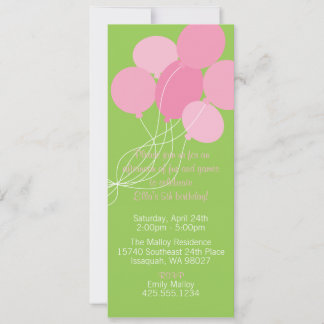 Balloon Bouquet Party Einladung