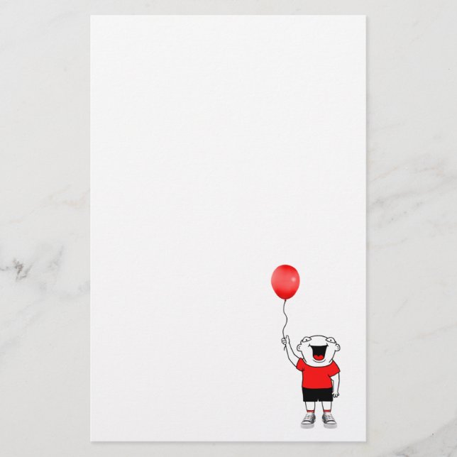 Balloon Boy Briefpapier (Vorderseite)