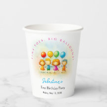 Balloon Buddies Bash Junge 1. Geburtstag Papierpar