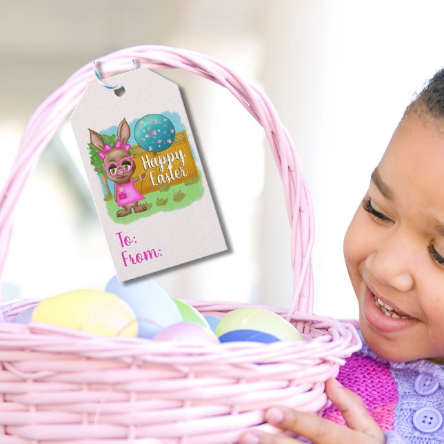 Balloon Diva Bunny Oaster Geschenkanhänger (Von Creator hochgeladen)