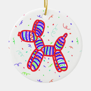 Balloon Dog Christmas Ornament