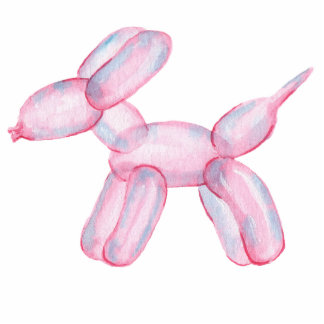 balloon dog decor acrylic cut out sculpture freistehende fotoskulptur