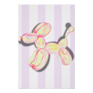 Balloon Dog Kinderzimmer Poster