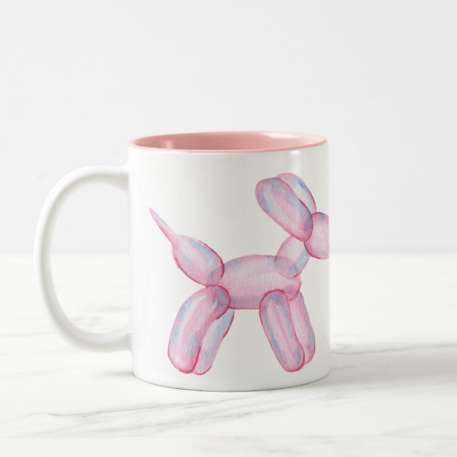 Balloon Dog Mug Zweifarbige Tasse (Links)