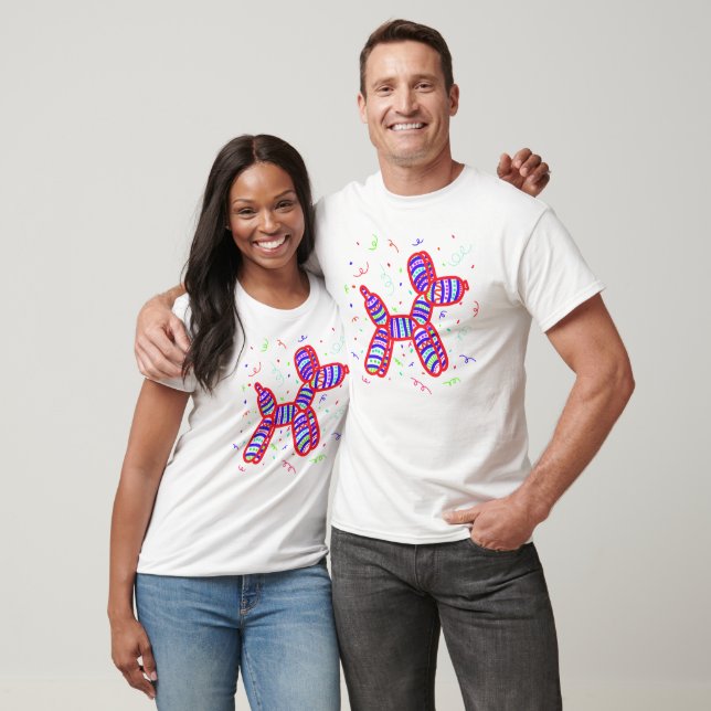 Balloon Dog Party T - Shirt (Unisex)