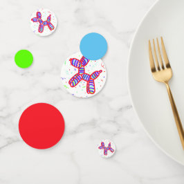 Balloon Dogs Party Table Confetti Konfetti