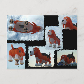 Balloon Fiesta Dog Postkarte