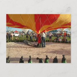 Balloon Fiesta Gas Postkarte