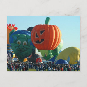 Balloon fiesta postkarte