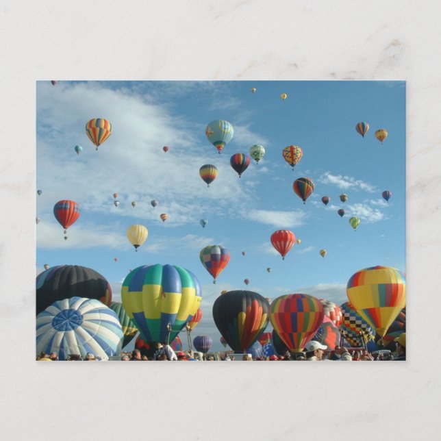 Balloon fiesta postkarte (Vorderseite)