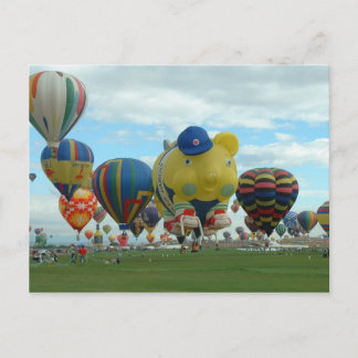 Balloon fiesta postkarte