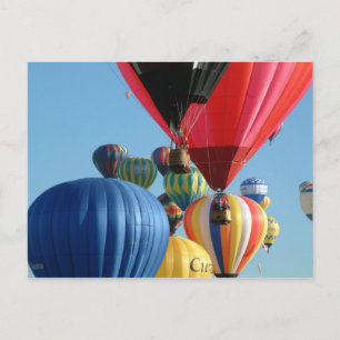 Balloon fiesta postkarte