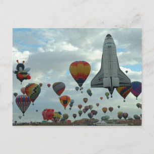 Balloon fiesta postkarte