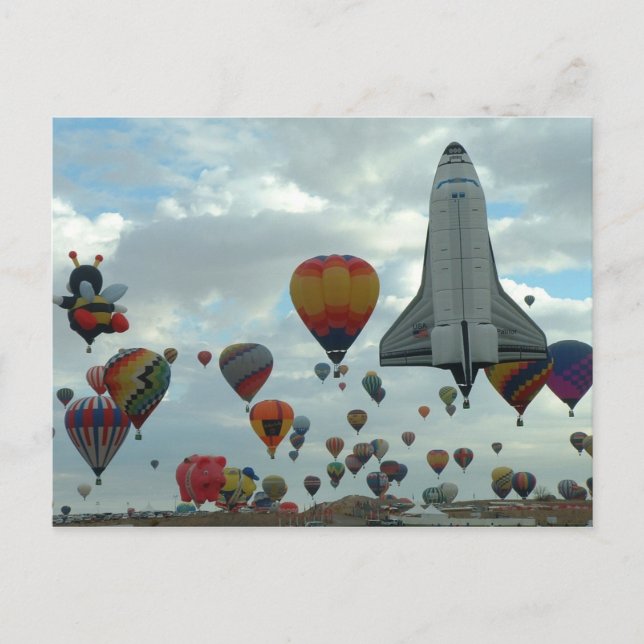 Balloon fiesta postkarte (Vorderseite)