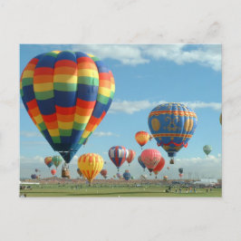Balloon fiesta postkarte