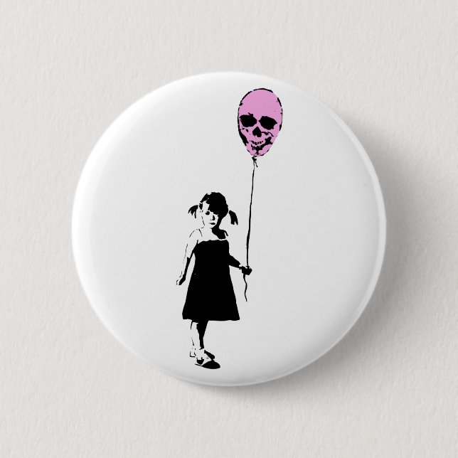 Balloon Girl Button (Vorderseite)