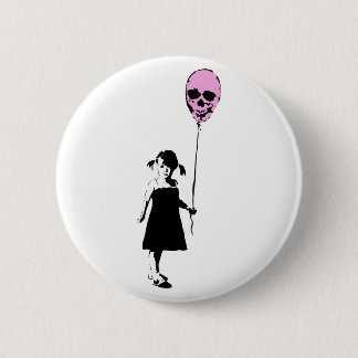 Balloon Girl Button