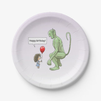 Balloon Girl und Green Goblin Pappteller
