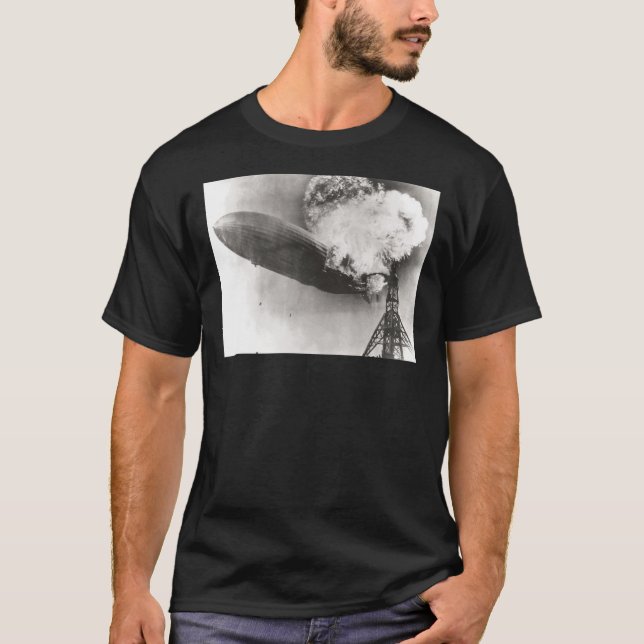 Balloon Hindenburg Poster Premium Scoop T - Shirt (Vorderseite)