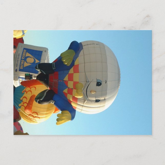 Balloon Humpty Dumpty Postkarte (Vorderseite)