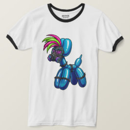 Balloon-Hund-Ringer-T-Shirt T-Shirt