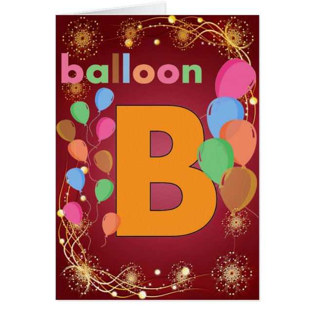 Balloon Letter B (Vorne)