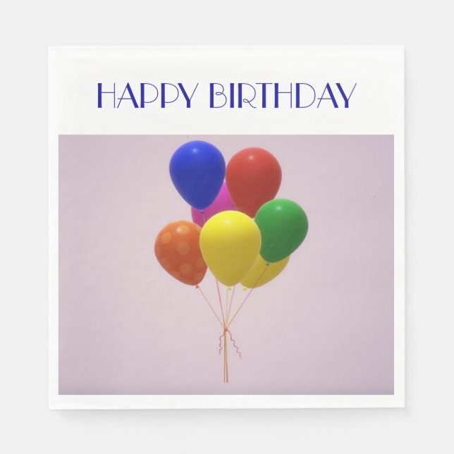 Balloon Napkins Serviette (Vorderseite)