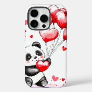 Balloon Panda Liebe in der Luft iPhone 16 Pro Hülle