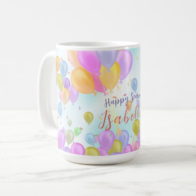 Balloon Pastel Kaffeetasse (Vorderseite Links)