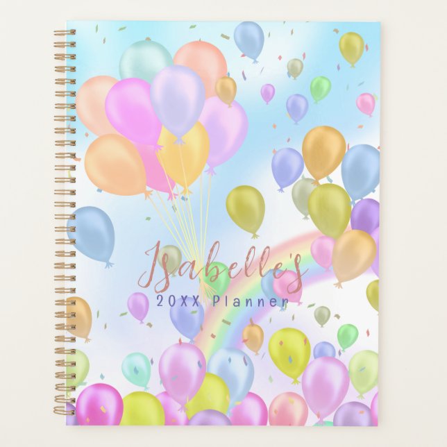 Balloon Pastel Planer (Vorderseite)