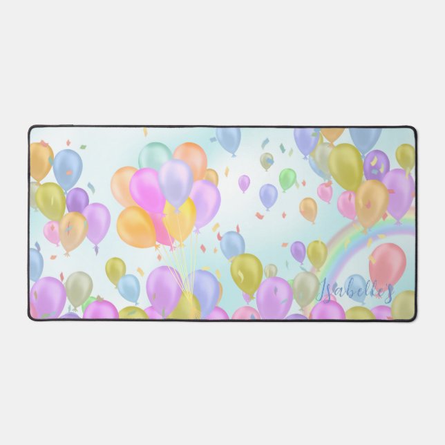 Balloon Pastel Schreibtischunterlage (Vorderseite)