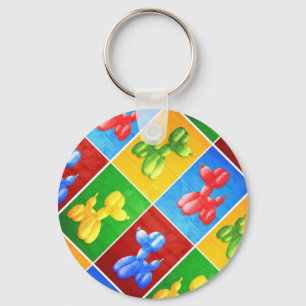 Balloon Poodle Schlüsselanhänger