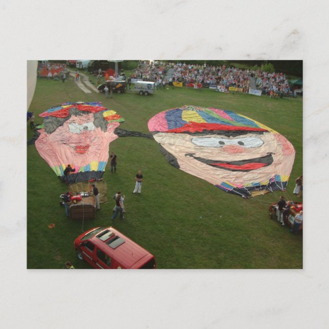 Balloon Special Junge Postkarte (Vorderseite)