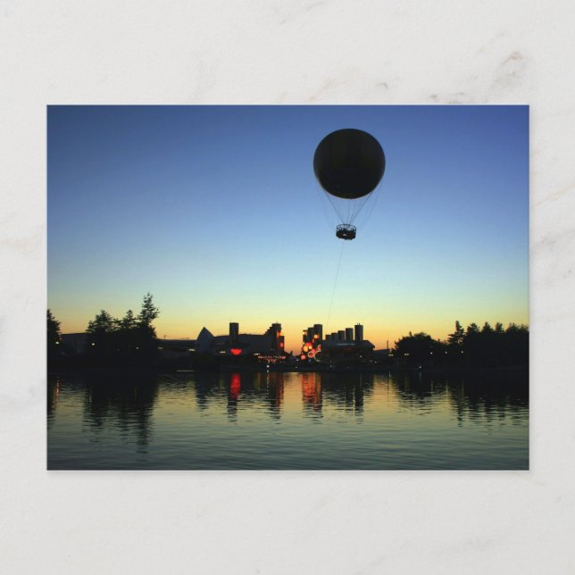 Balloon Sunset Postkarte (Vorderseite)