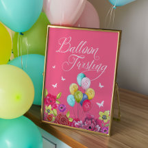 Balloon Twisted Alice im Wunderland Florals