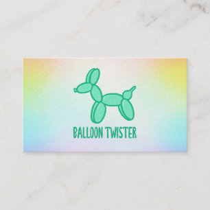 Balloon Twister Customizable Business Card Visitenkarte