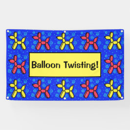 Balloon Twisting! Banner