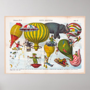 Balloon Vintage Fotos Alte ästhetische Pict unnöti Poster