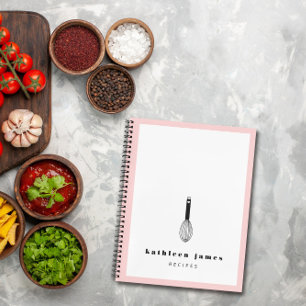 Balloon Whisky Blush Pink White Notizbuch