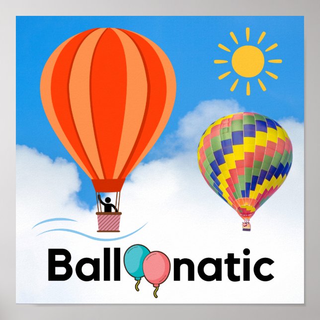 Balloonatiker - der Balloonist Poster (Vorne)