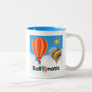 Balloonatiker - der Balloonist Zweifarbige Tasse