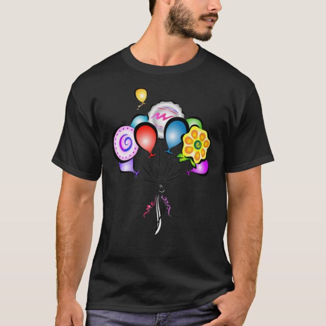 Balloondesign Klassischer T - Shirt (Vorderseite)