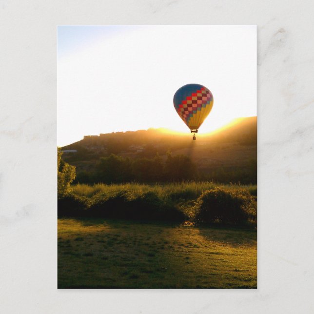 Ballooner-Sonnenfinsternis Postkarte (Vorderseite)