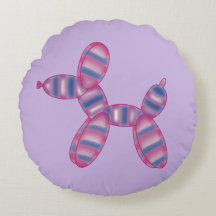 Balloonhund bisexuelle Flaggenfarben