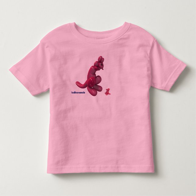 Balloonimals federnd und Sammy die Kängurus! Kleinkind T-shirt (Vorderseite)