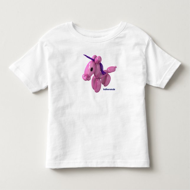 Balloonimals Maggie das Einhorn! Kleinkind T-shirt (Vorderseite)
