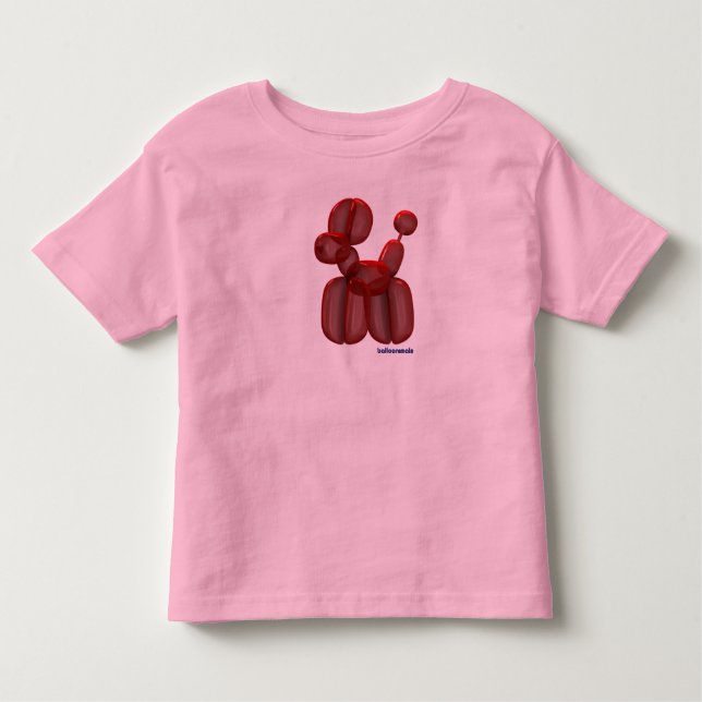 Balloonimals Pippy der Welpe! Kleinkind T-shirt (Vorderseite)