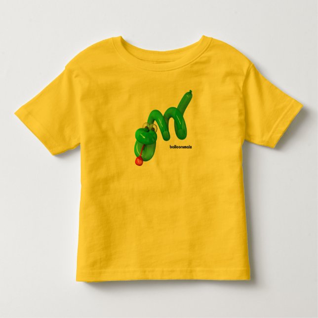 Balloonimals Squiggly die Schlange! Kleinkind T-shirt (Vorderseite)
